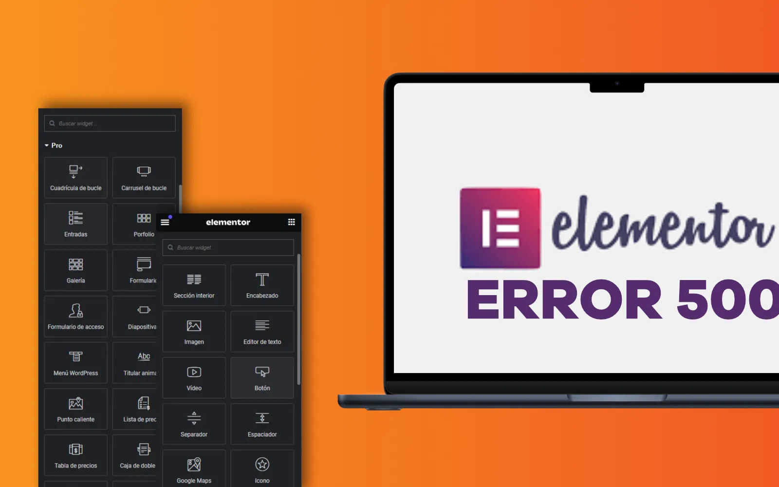 Error 500 Elementor guia completa