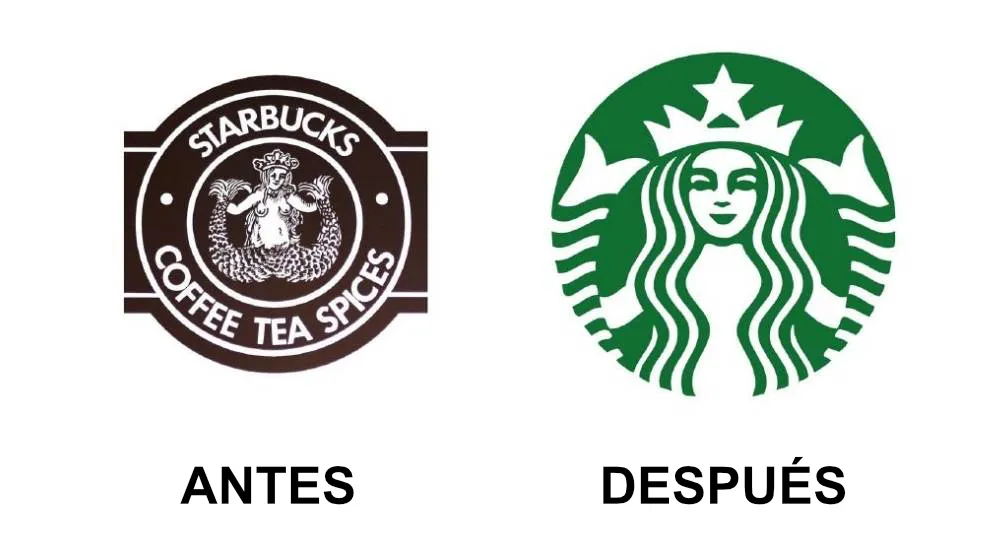 Rebranding logo Starbucks
