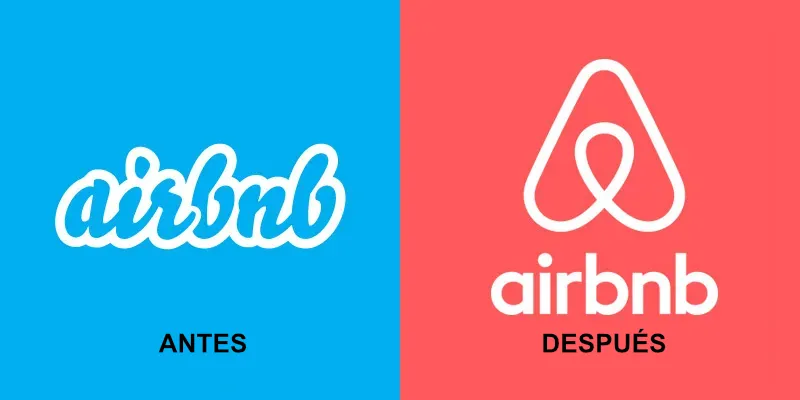 Rebranding logo airbnb